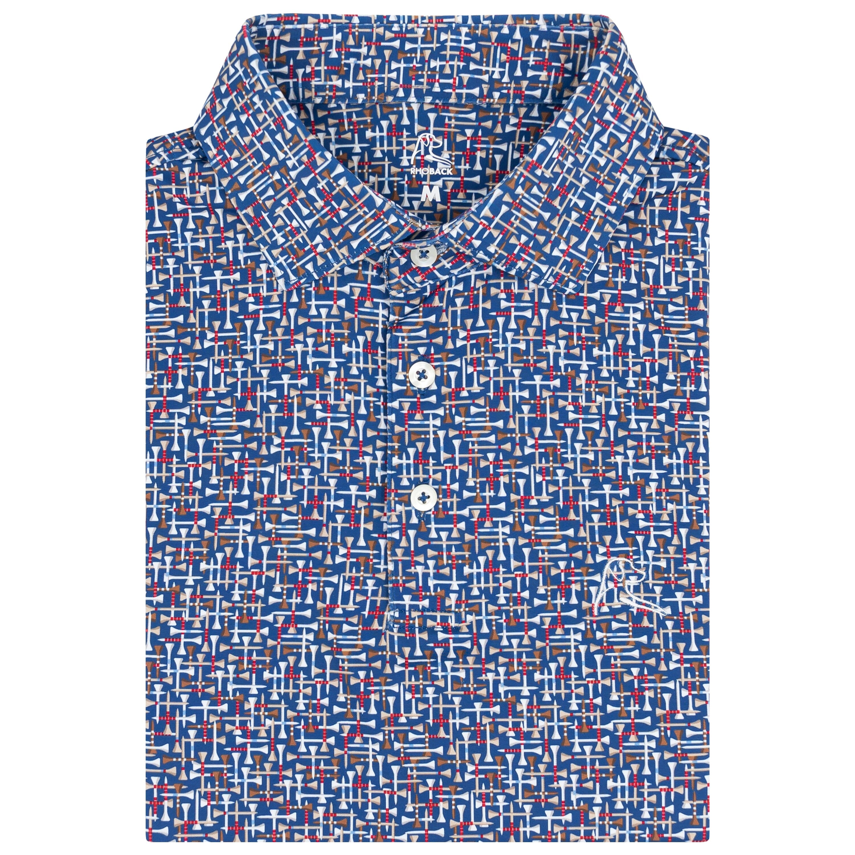 The Peach - Men's Short Sleeve Performance Polo