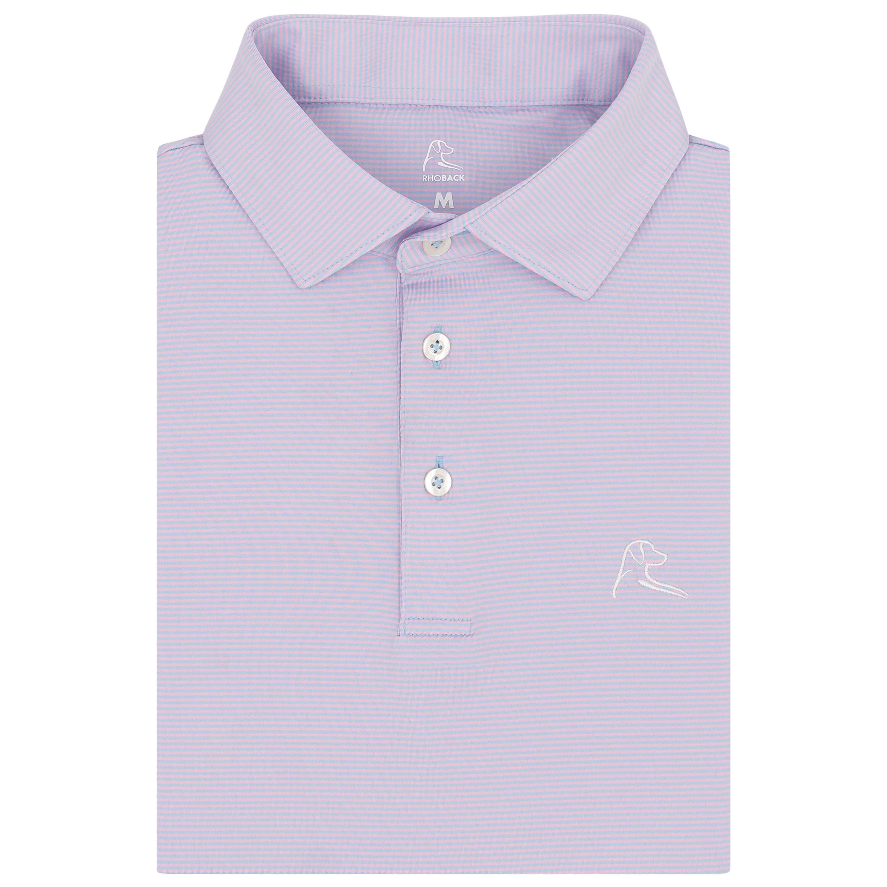 The Crispy Stripe - Men's Short Sleeve Performance Polo