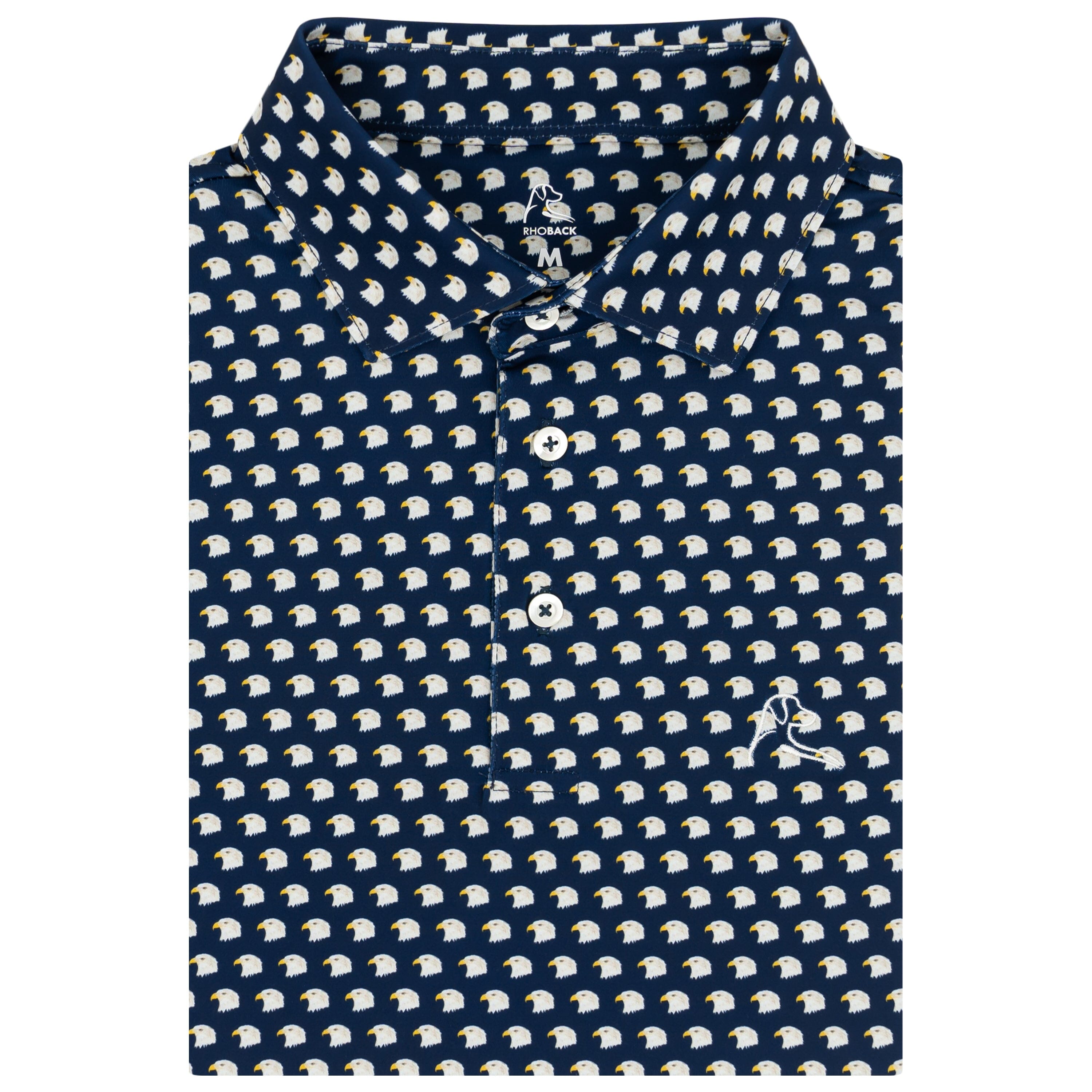 The Old Glory Stripe - Men's Short Sleeve Performance Polo