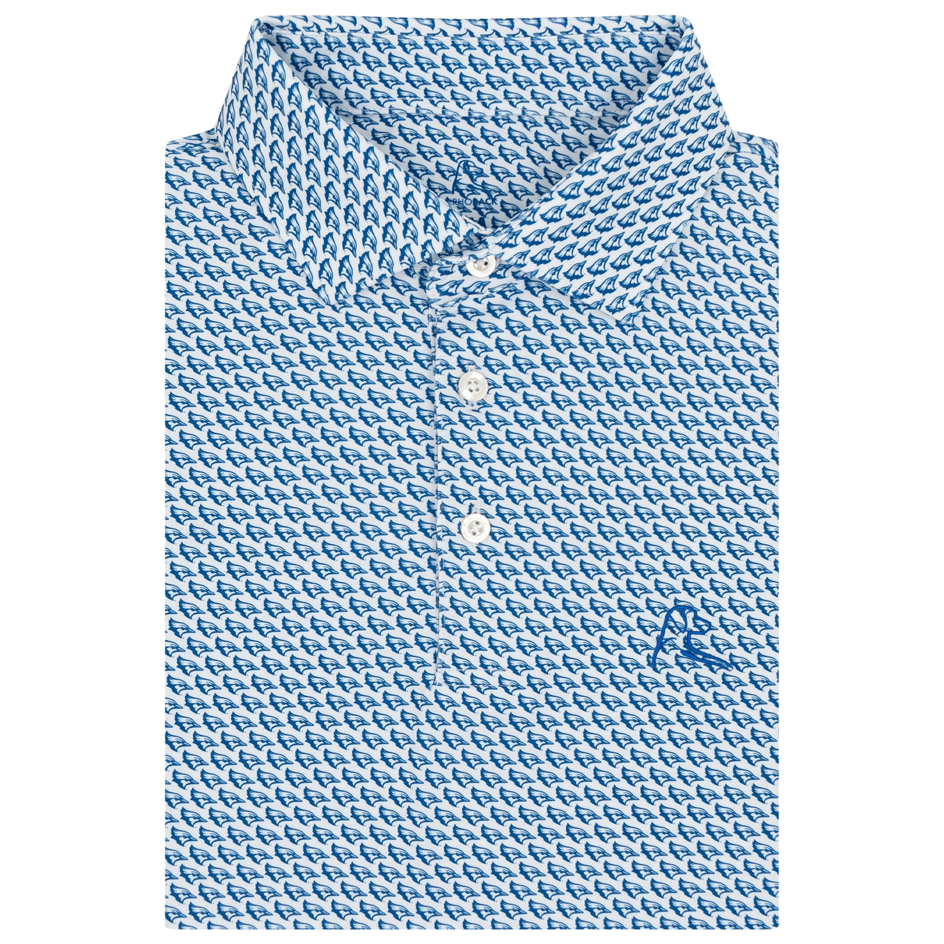 The UNC Carolina Blue - Men's Short Sleeve Collegiate Polo