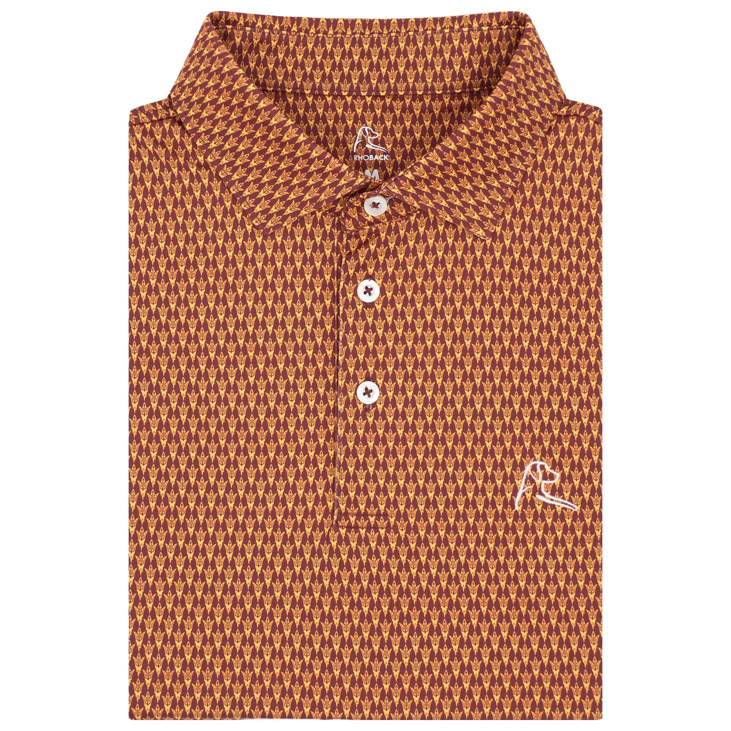 The James Madison Bridgeforth Stadium - Men's Short Sleeve Collegiate Polo