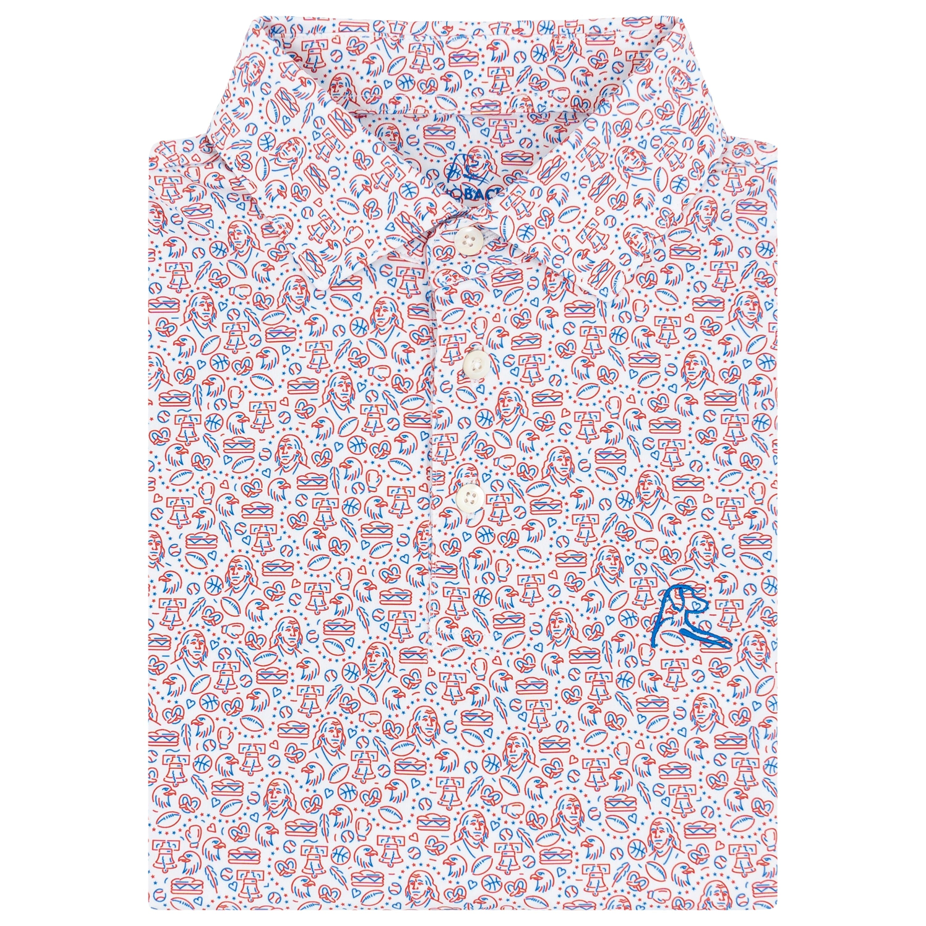 The Blue Crab - Men's Short Sleeve Performance Polo
