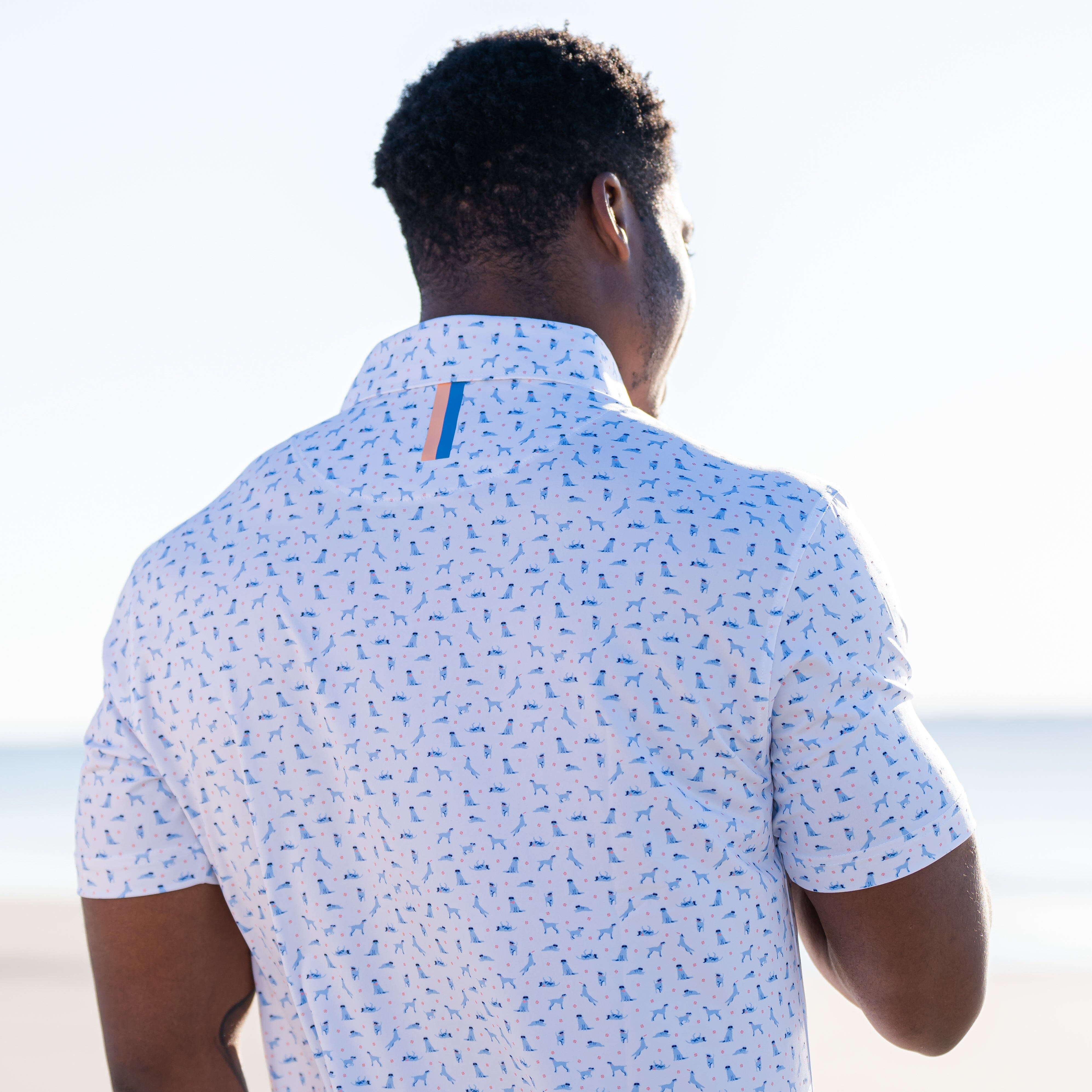 The American Rhapsody - Men's Short Sleeve Performance Polo - Image 5
