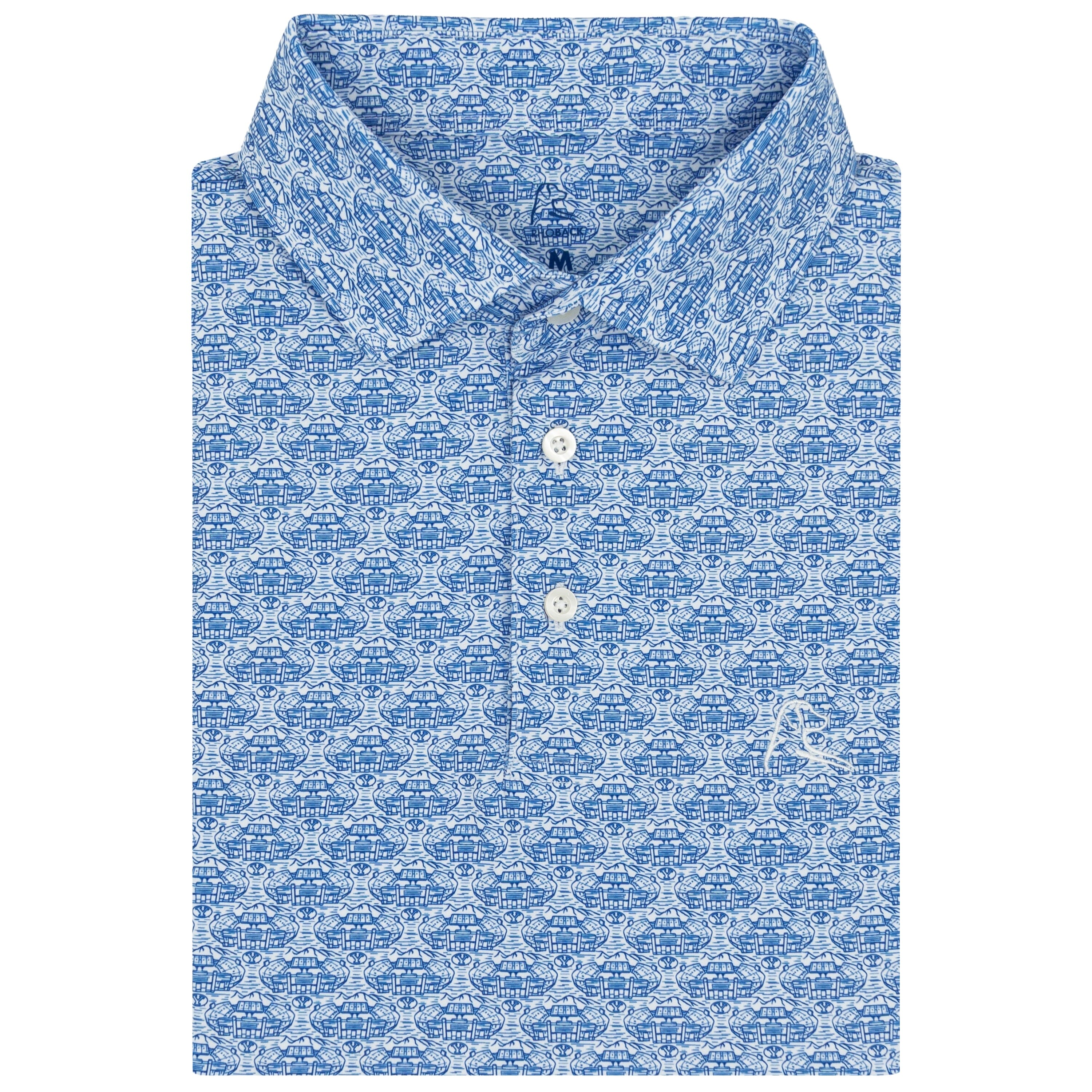 The Arkansas Wooo Pig - Men's Short Sleeve Collegiate Polo