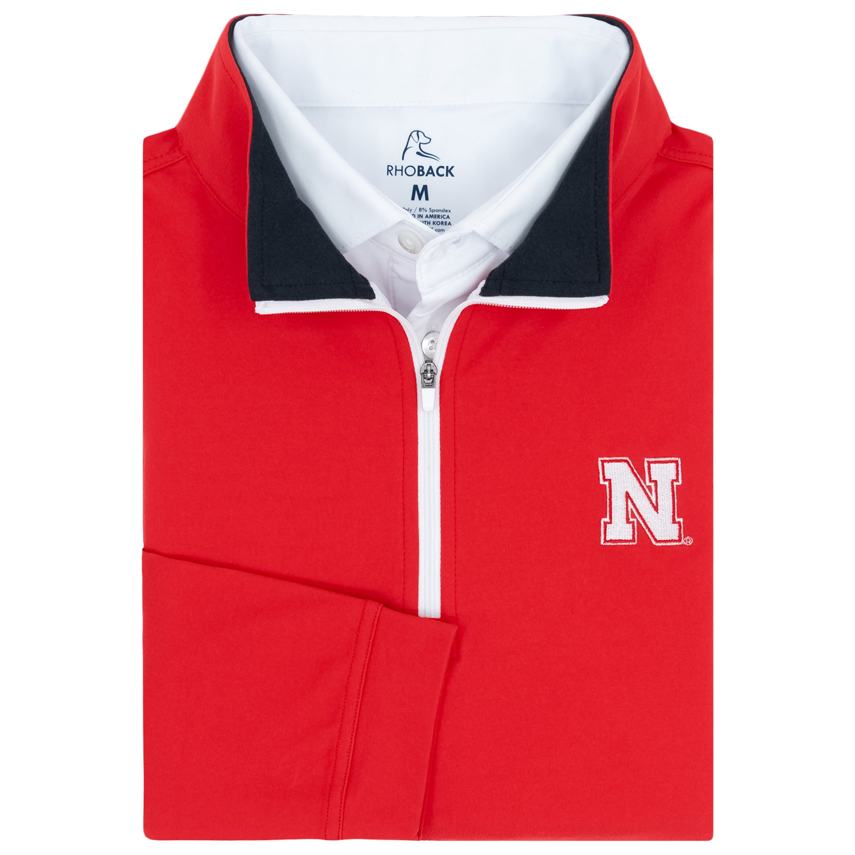 Ohio State Helmet Stripe Collegiate Q-Zip - Men's Collegiate Q-Zip