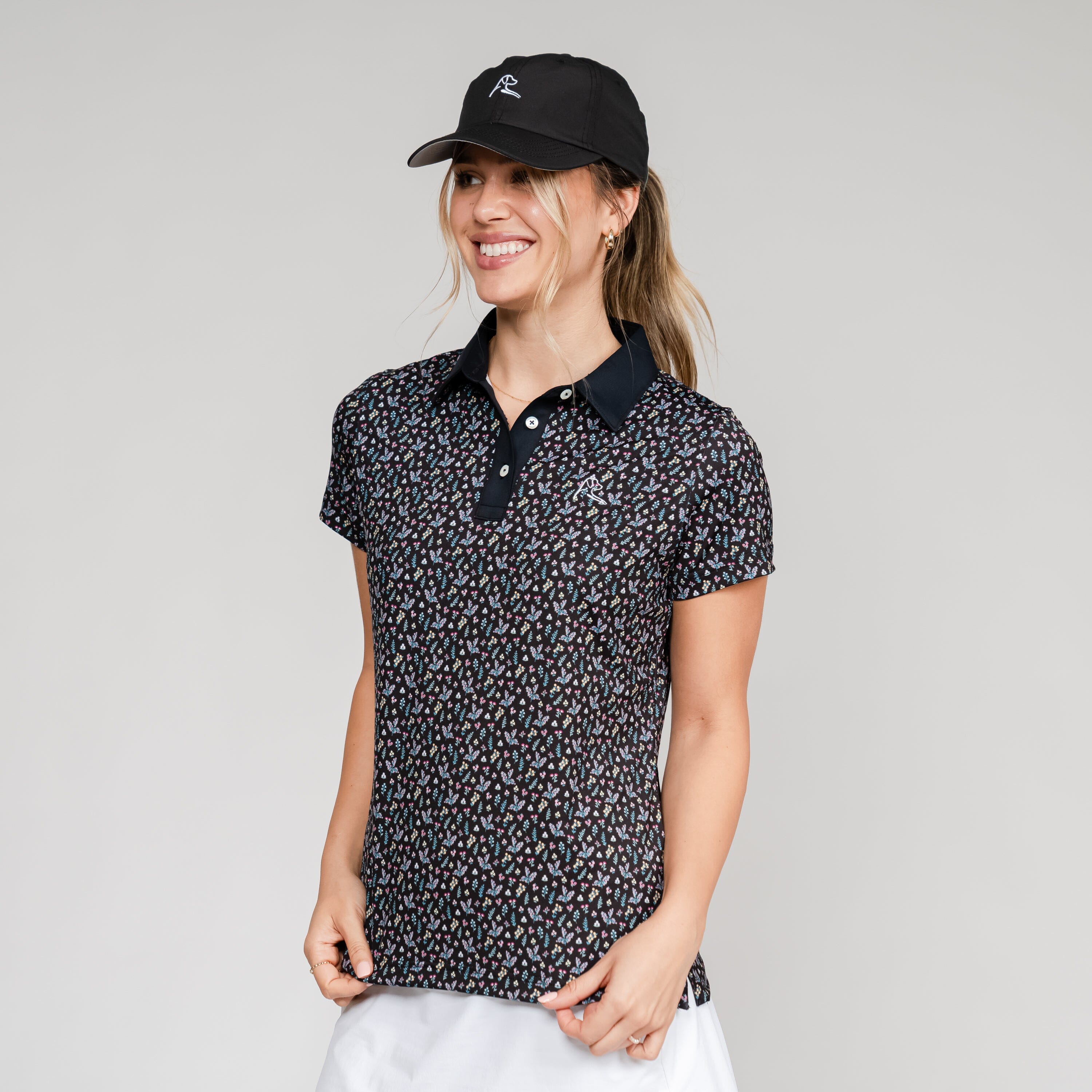 Barts Heather Stripe Performance Polo - Women's Short Sleeve Performance Polo