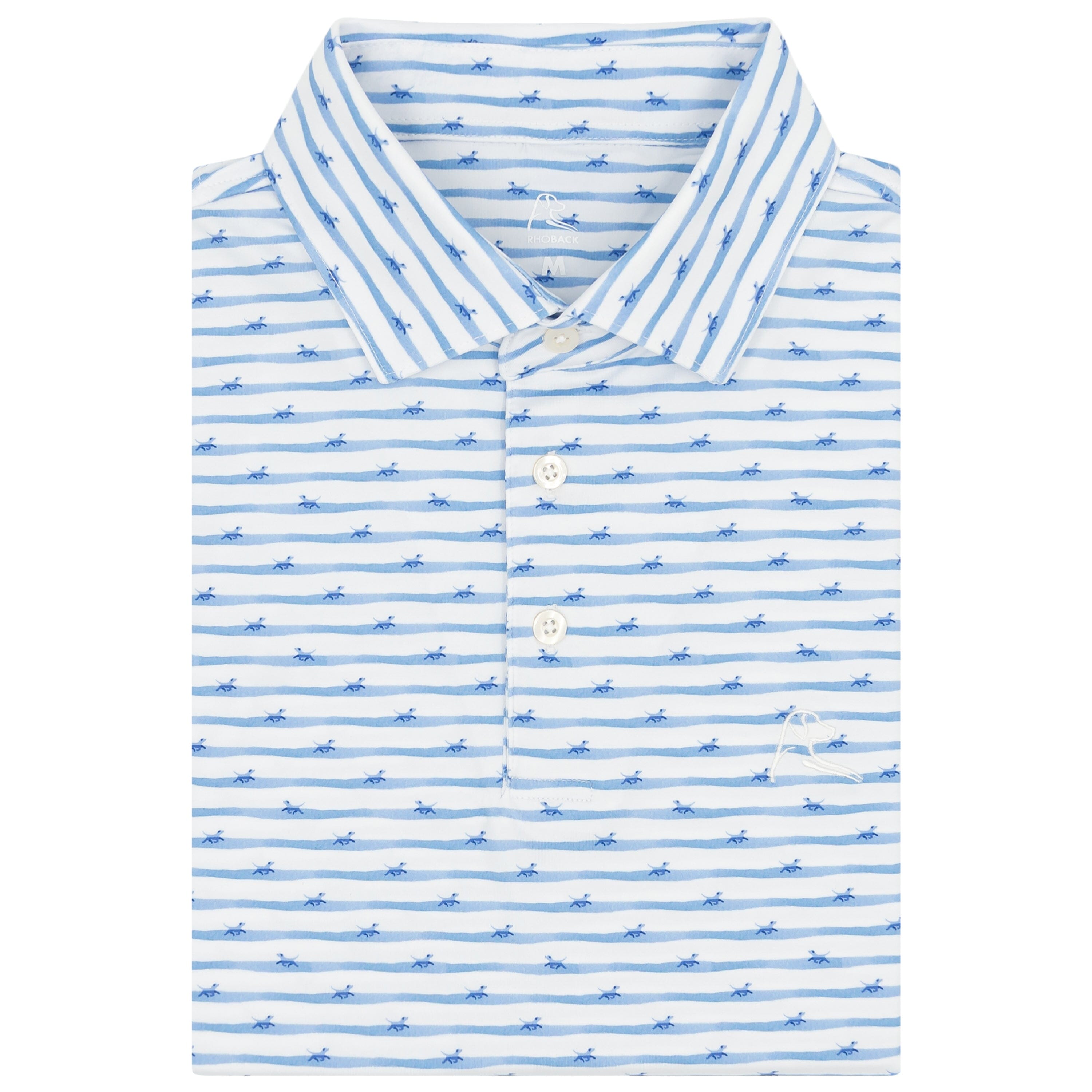The Shell Stripe - Men's Short Sleeve Performance Polo