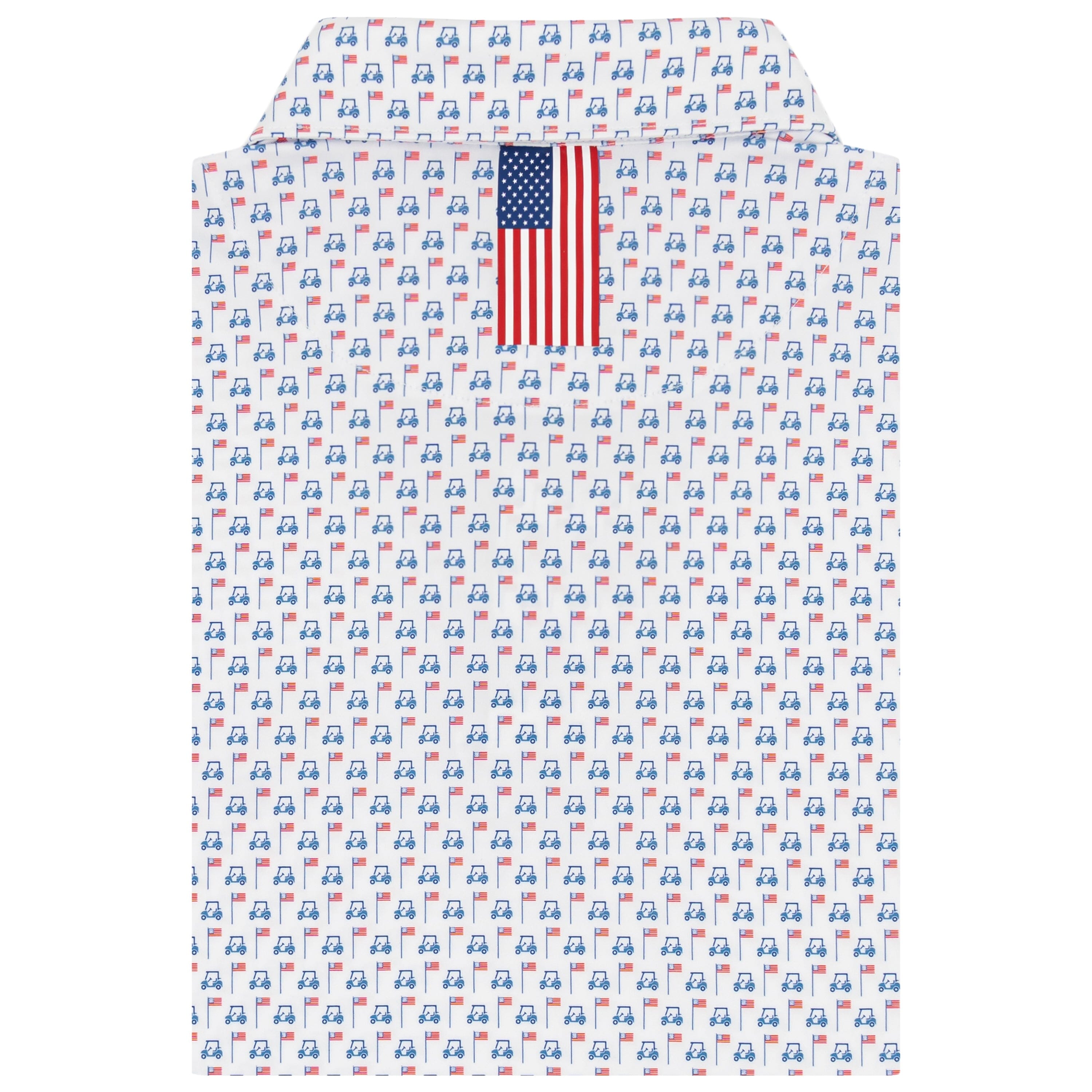 The Barts Heather Stripe - Men's Short Sleeve Performance Polo - Image 2
