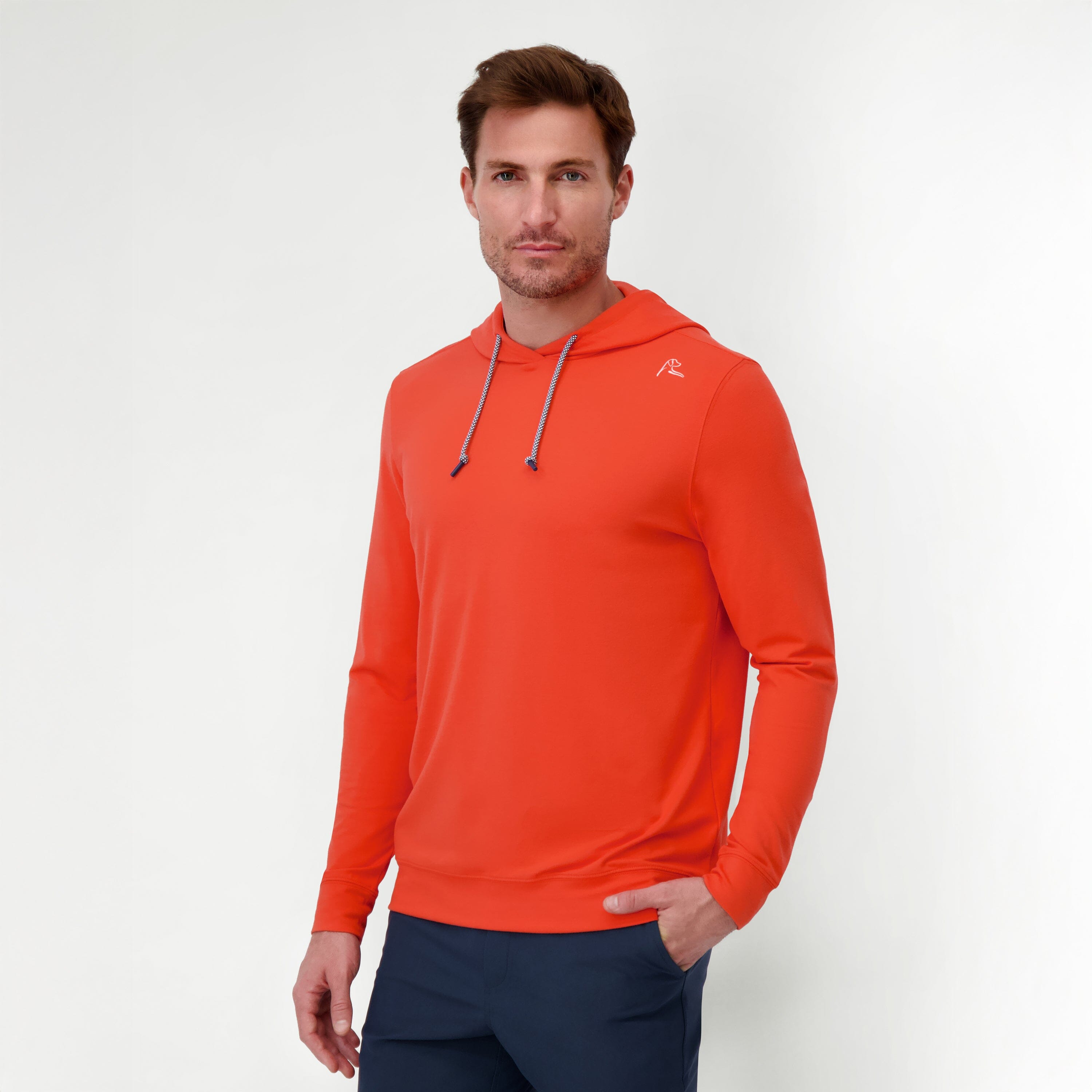 Solid - Men's Long Sleeve Performance Polo - Image 3