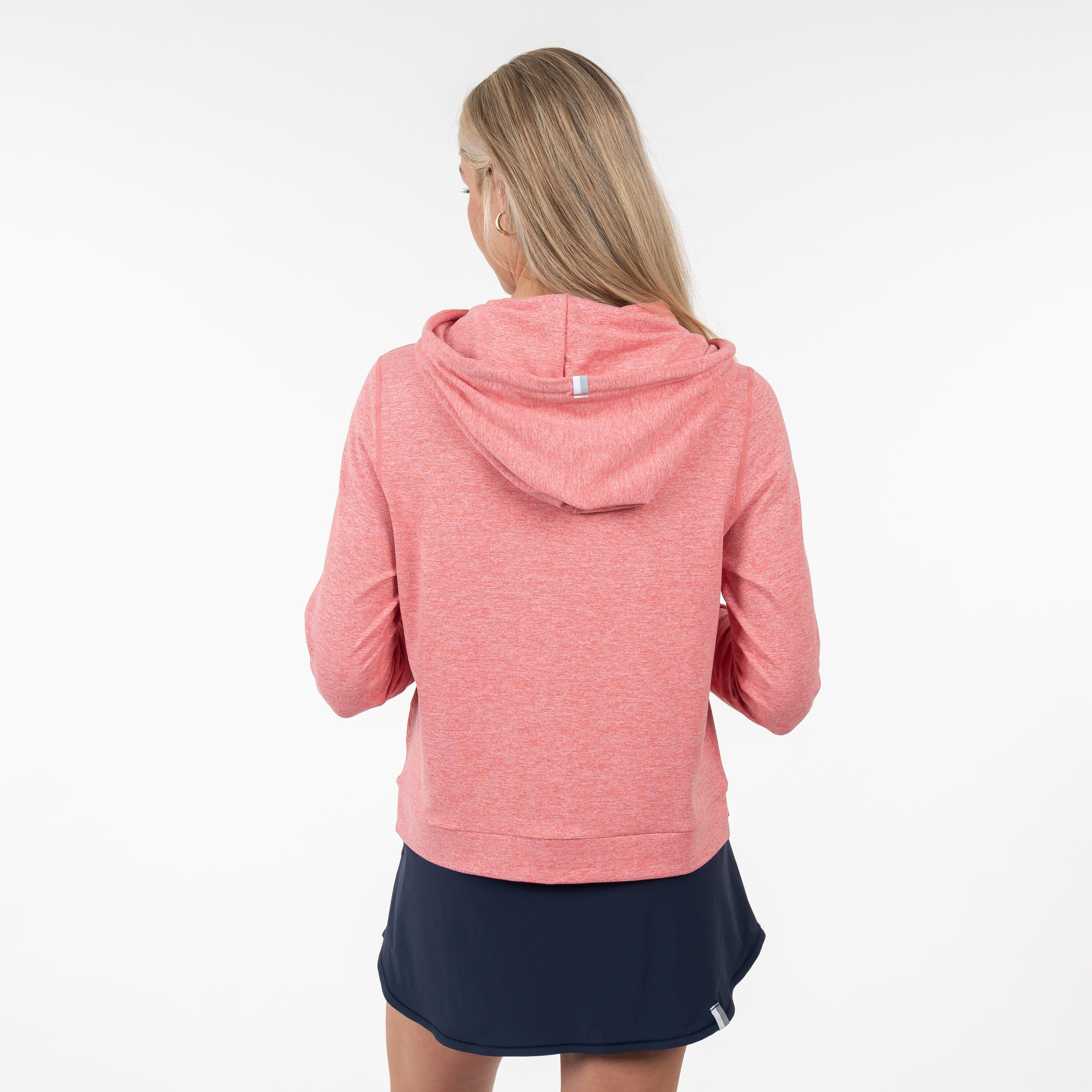 Herringbone Jacquard Performance Q-Zip - Women's Performance Q-Zip - Image 2