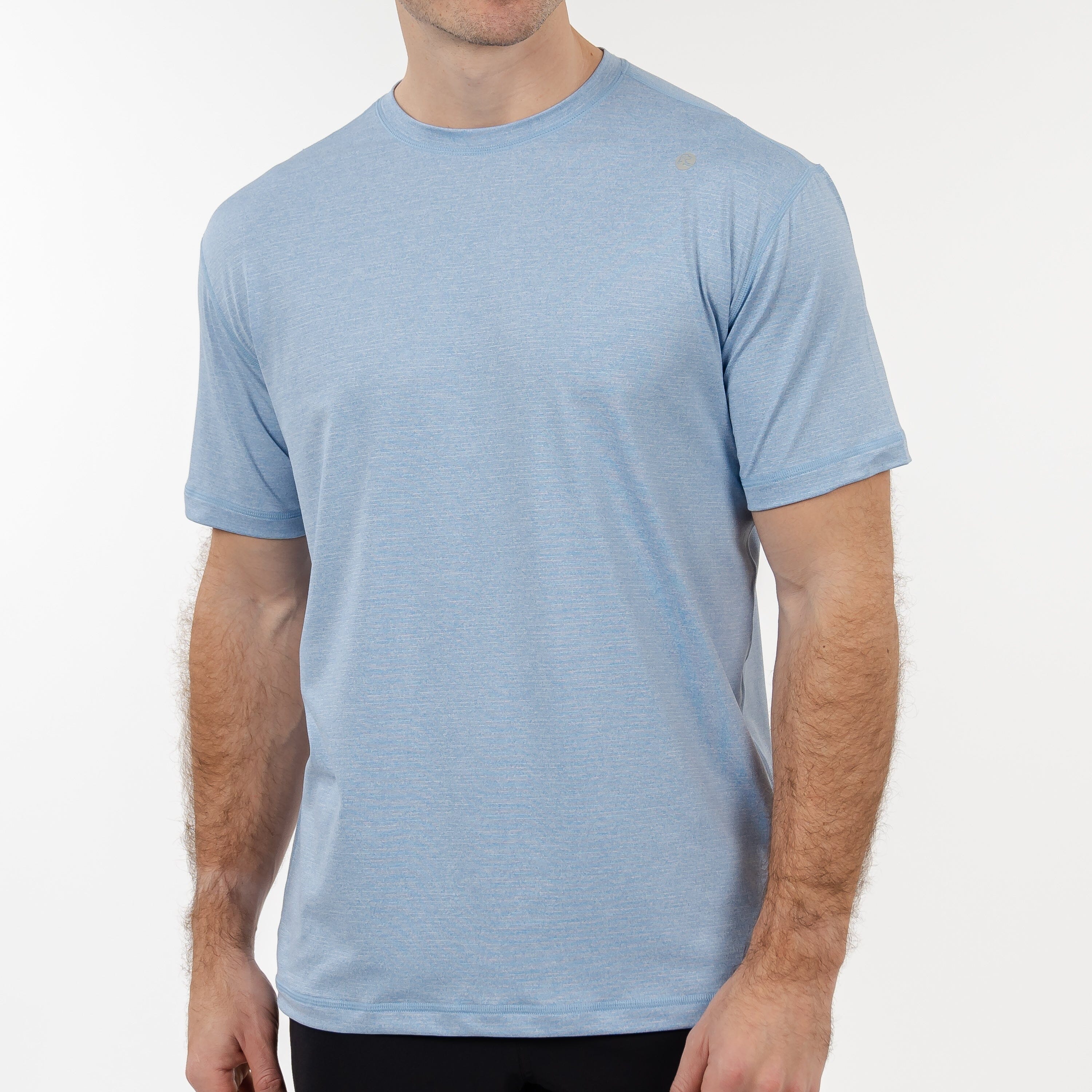 The Barts Heather Stripe - Men's Short Sleeve Performance Polo
