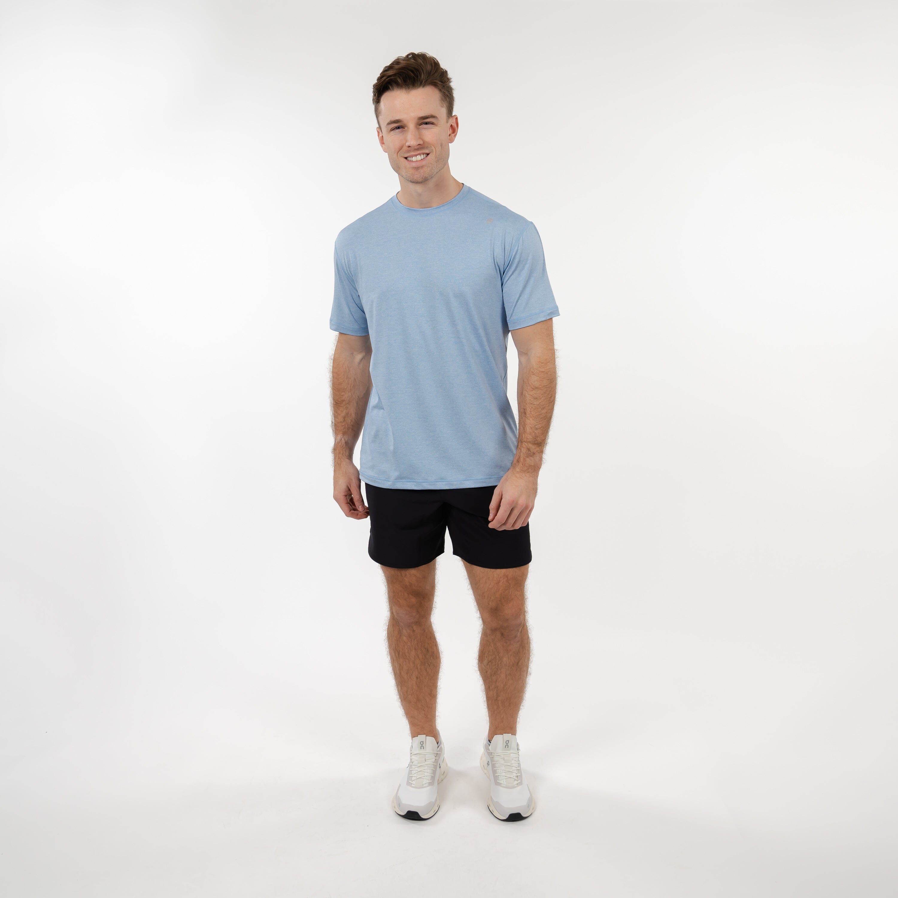 The Barts Heather Stripe - Men's Short Sleeve Performance Polo - Image 5
