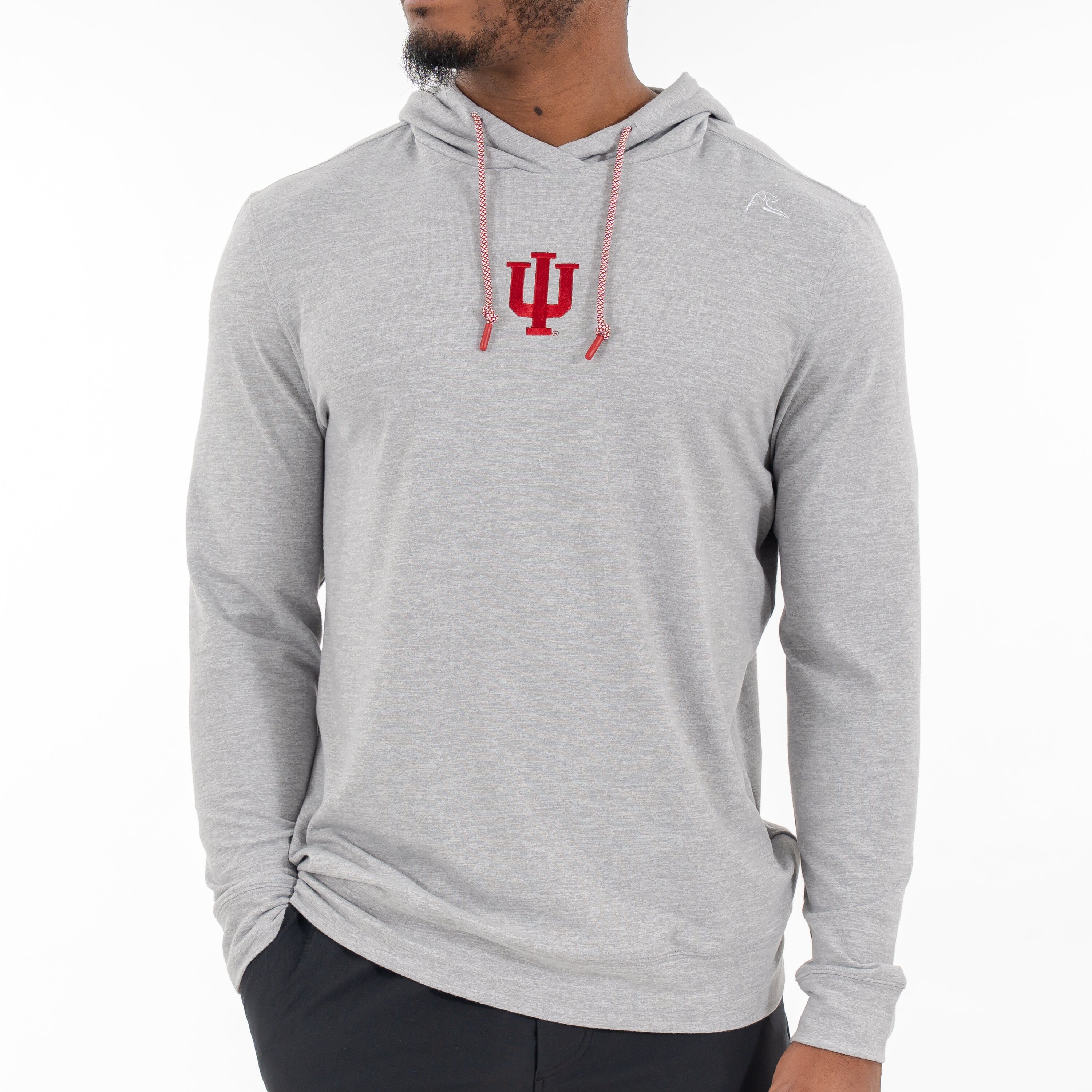 Solid Collegiate Q-Zip - Indiana - Men's Collegiate Q-Zip