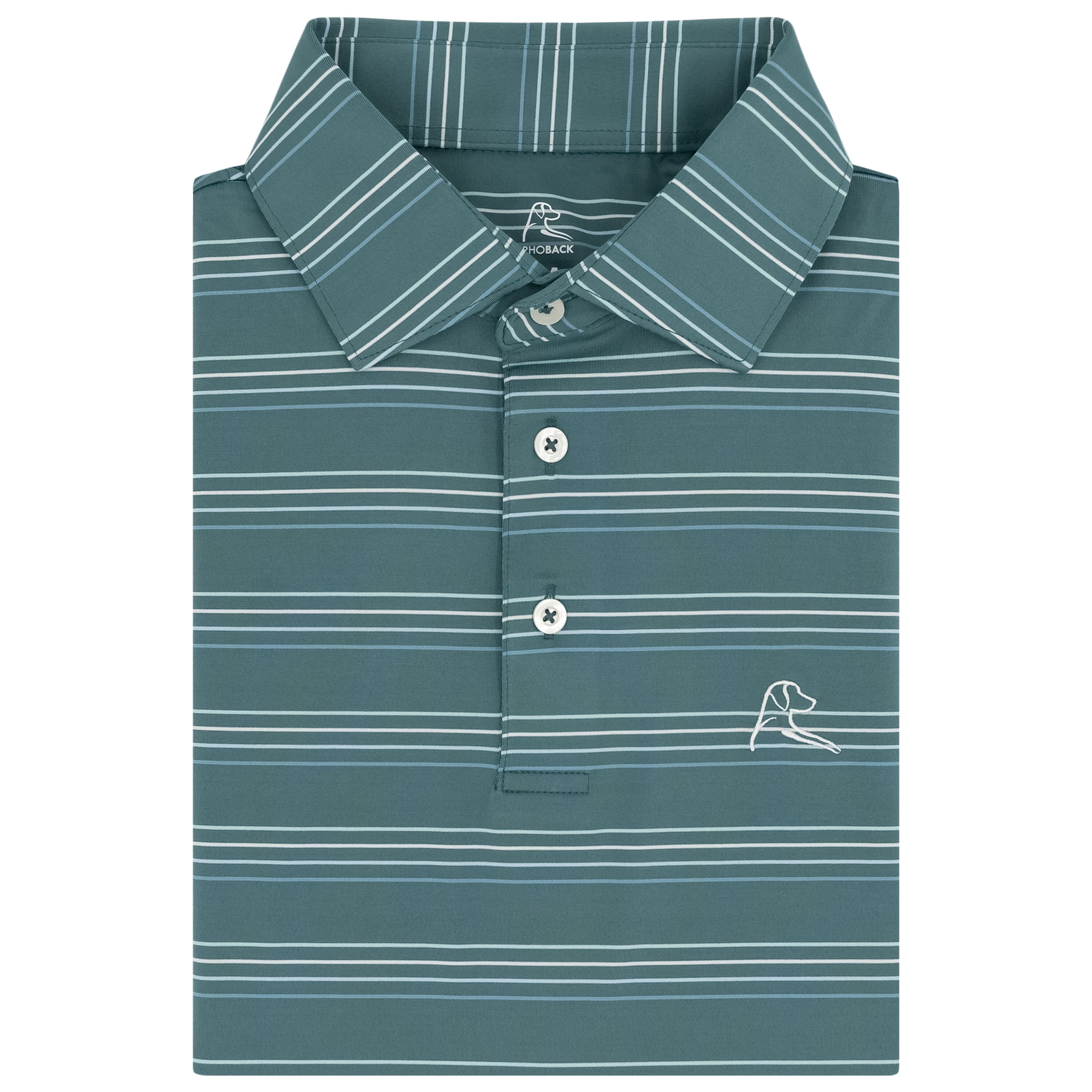 Riva Heather Stripe Performance Q-Zip - Men's Performance Q-Zip