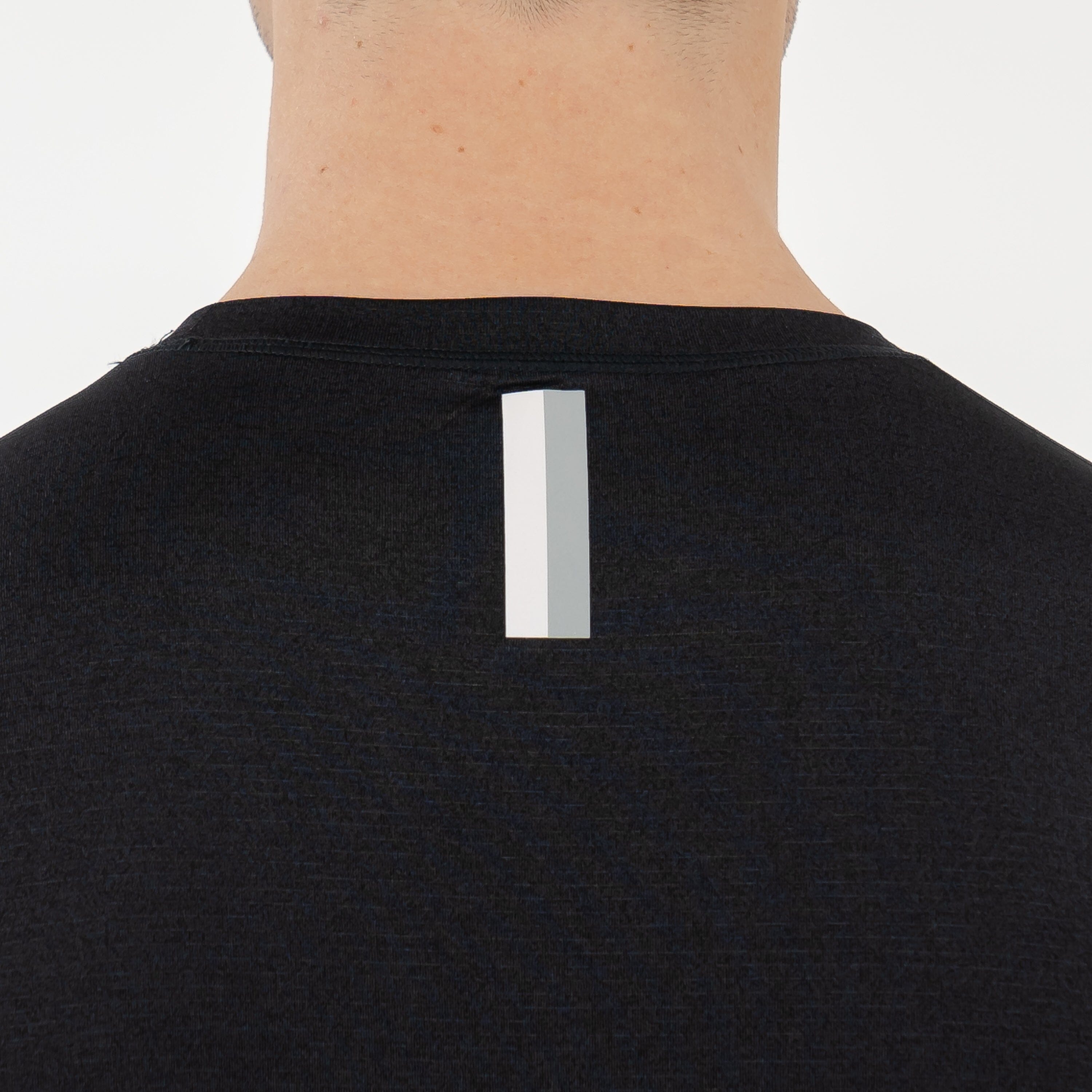 The Whaler Heather Stripe - Men's Short Sleeve Performance Polo - Image 3