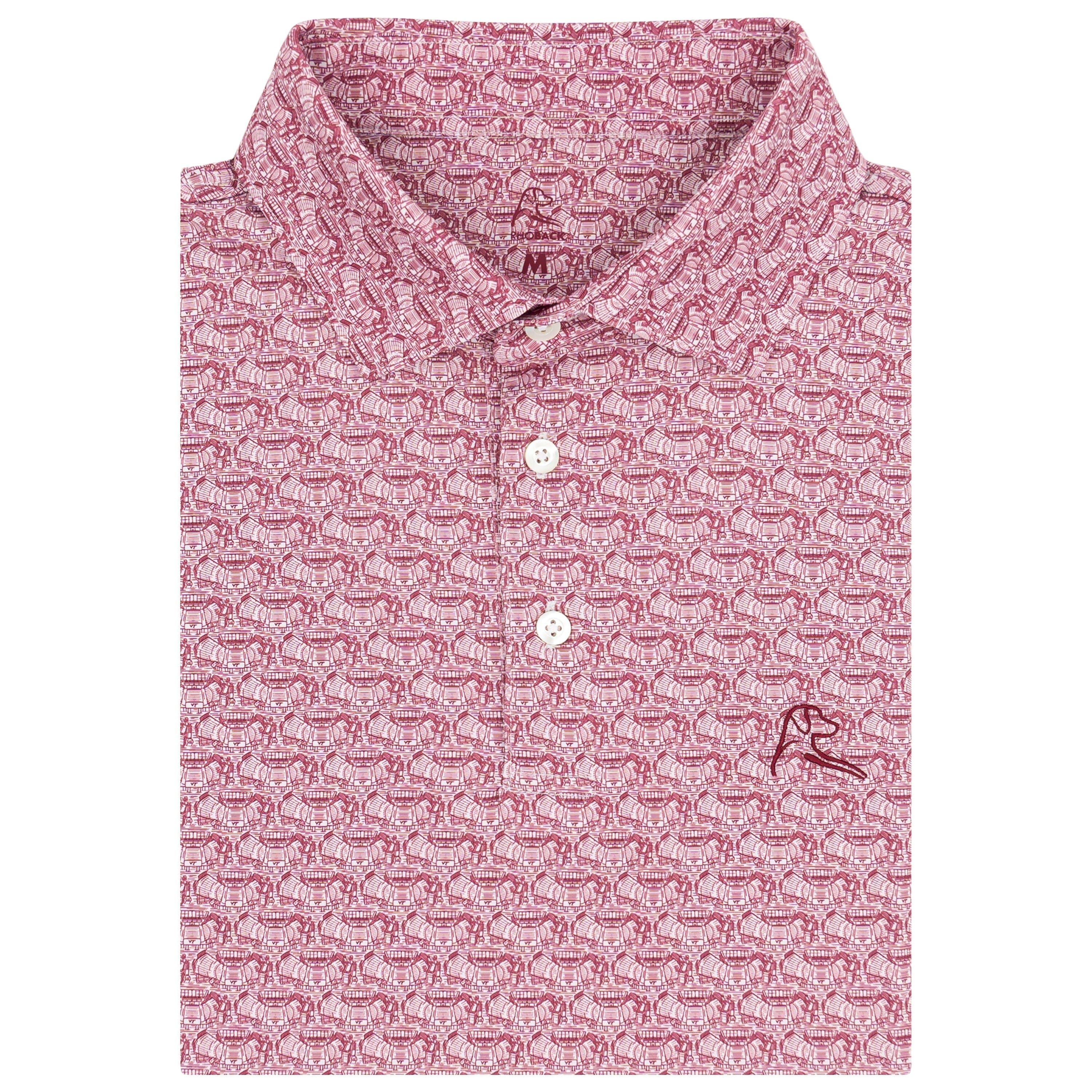 The Alabama Rolling Tide - Men's Short Sleeve Collegiate Polo