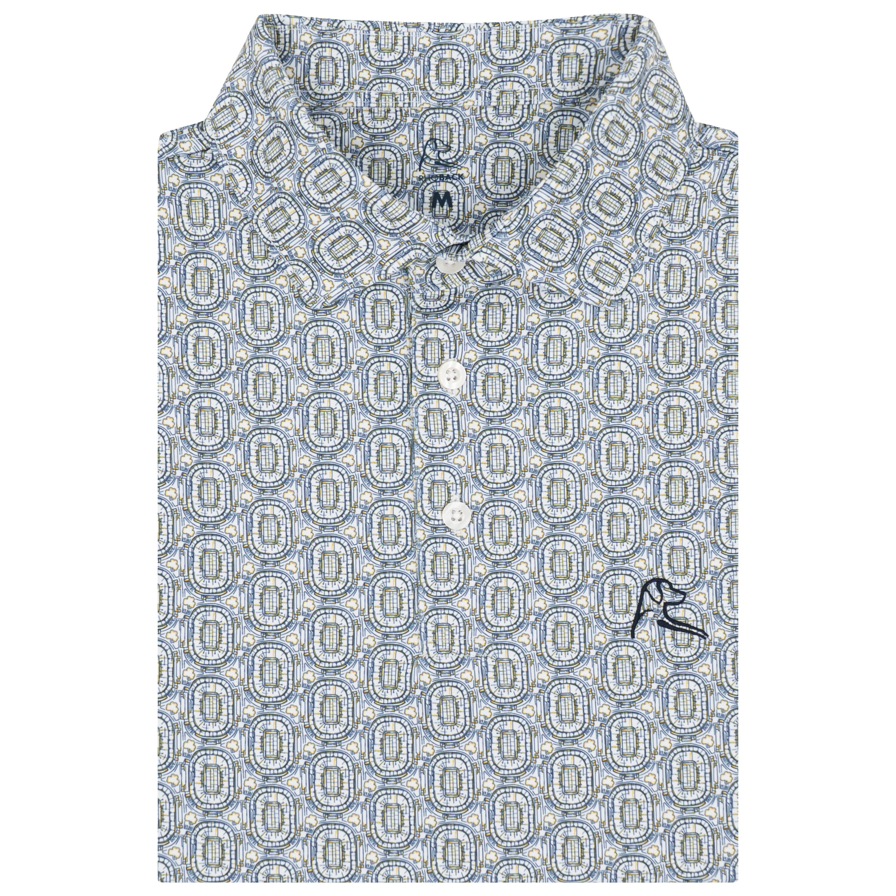 The Ohio State Script - Men's Short Sleeve Collegiate Polo