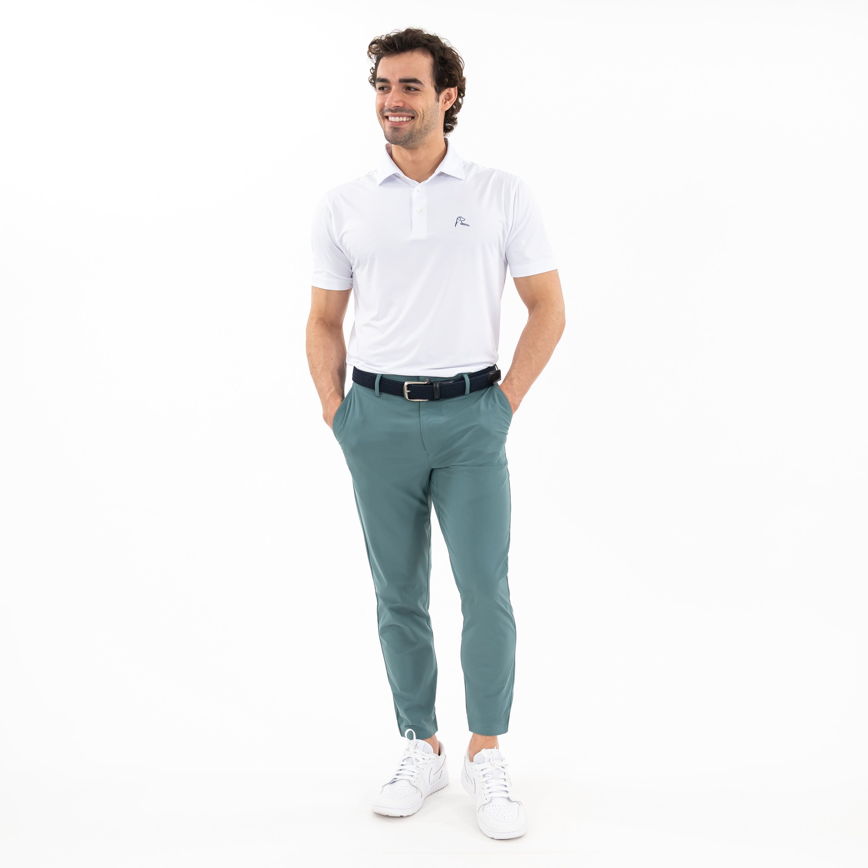 Solid - Men's Long Sleeve Performance Polo - Image 7