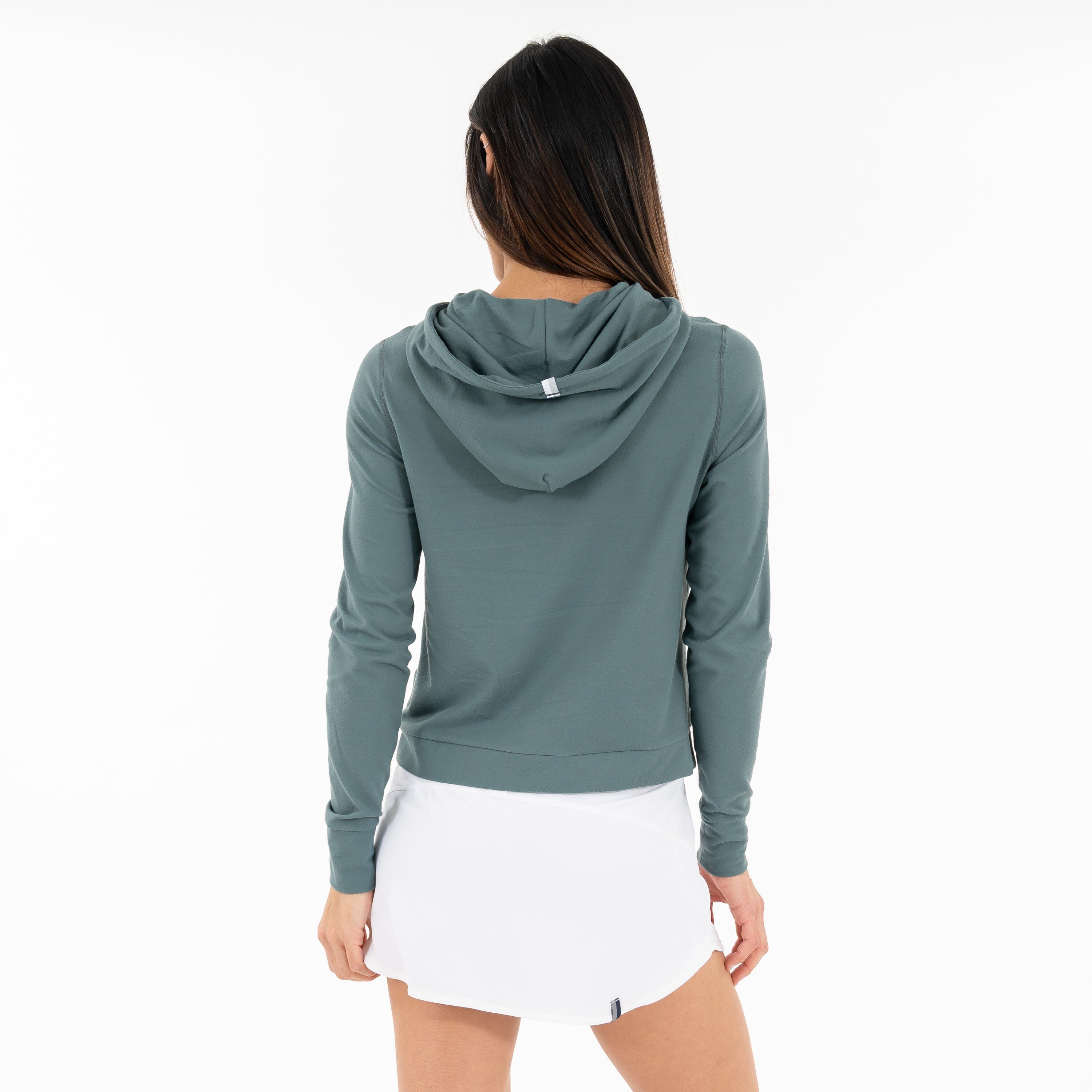 Herringbone Jacquard Performance Q-Zip - Women's Performance Q-Zip - Image 3