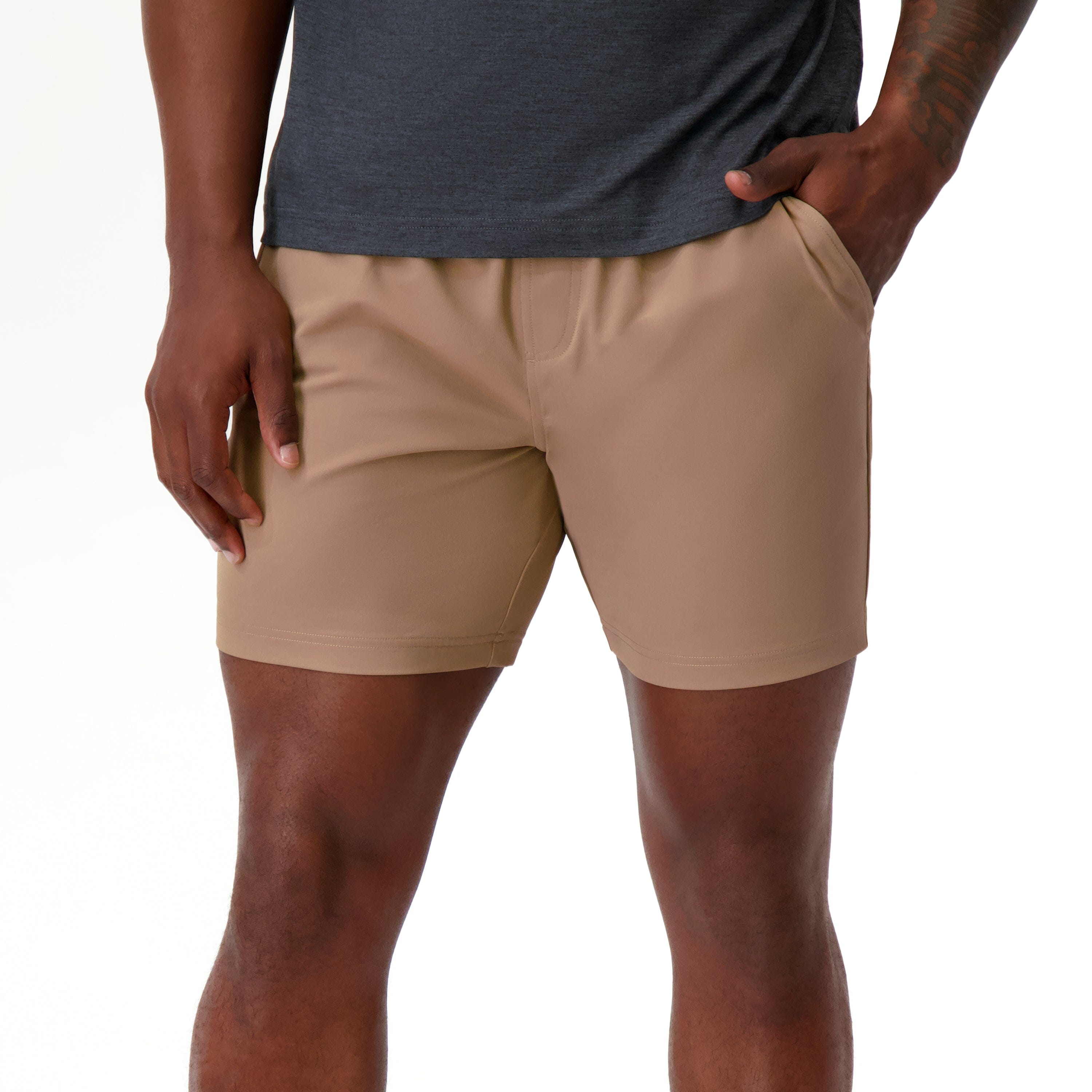 The Barts Heather Stripe - Men's Short Sleeve Performance Polo