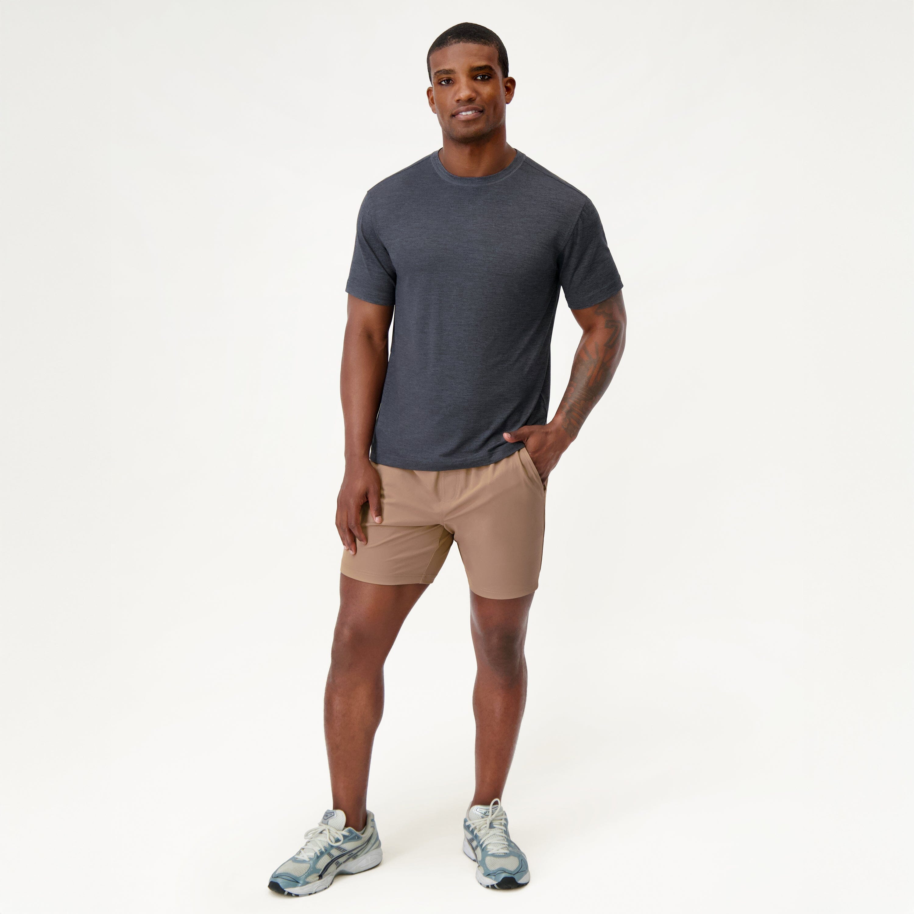 The Barts Heather Stripe - Men's Short Sleeve Performance Polo - Image 7