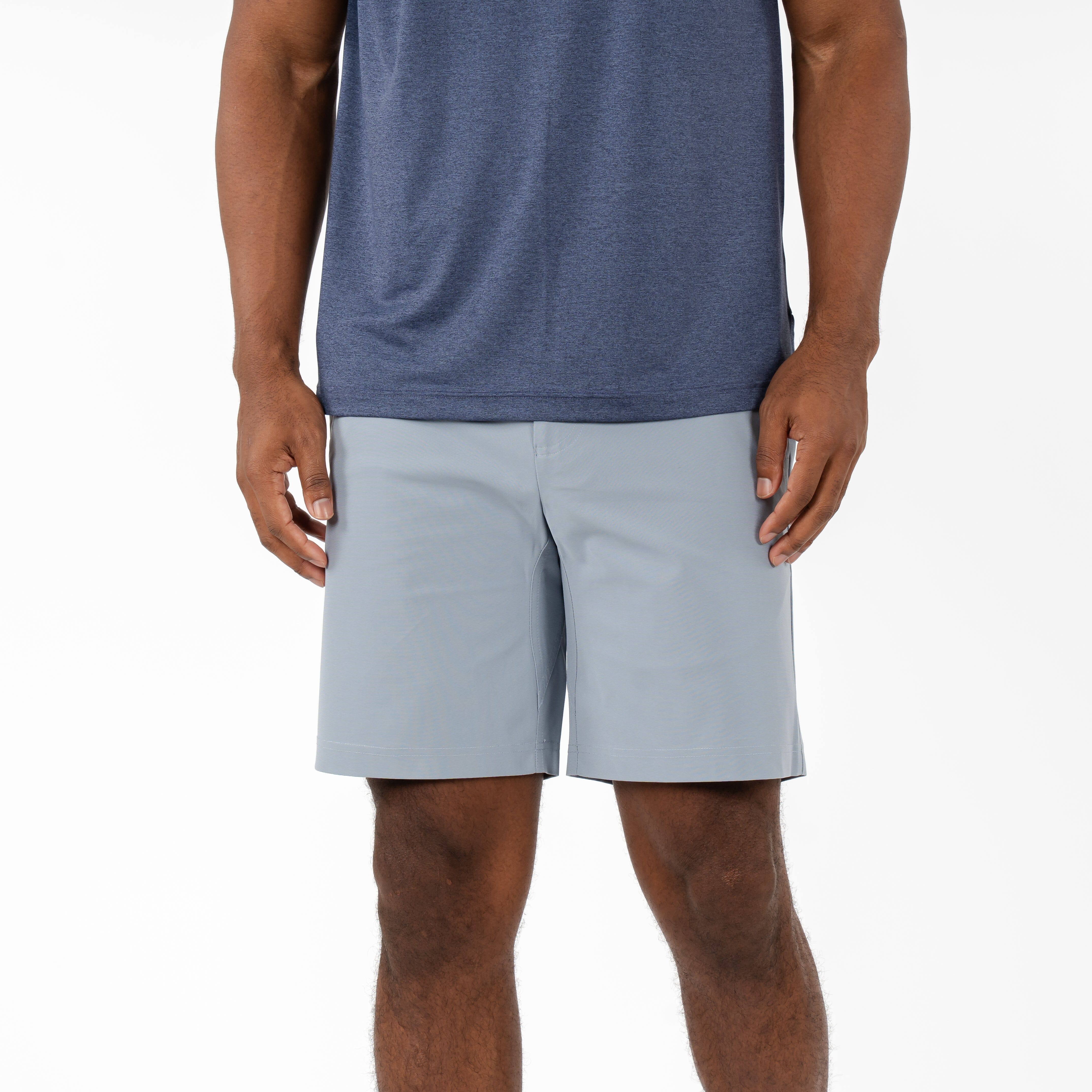 The Whaler Heather Stripe - Men's Short Sleeve Performance Polo - Image 2