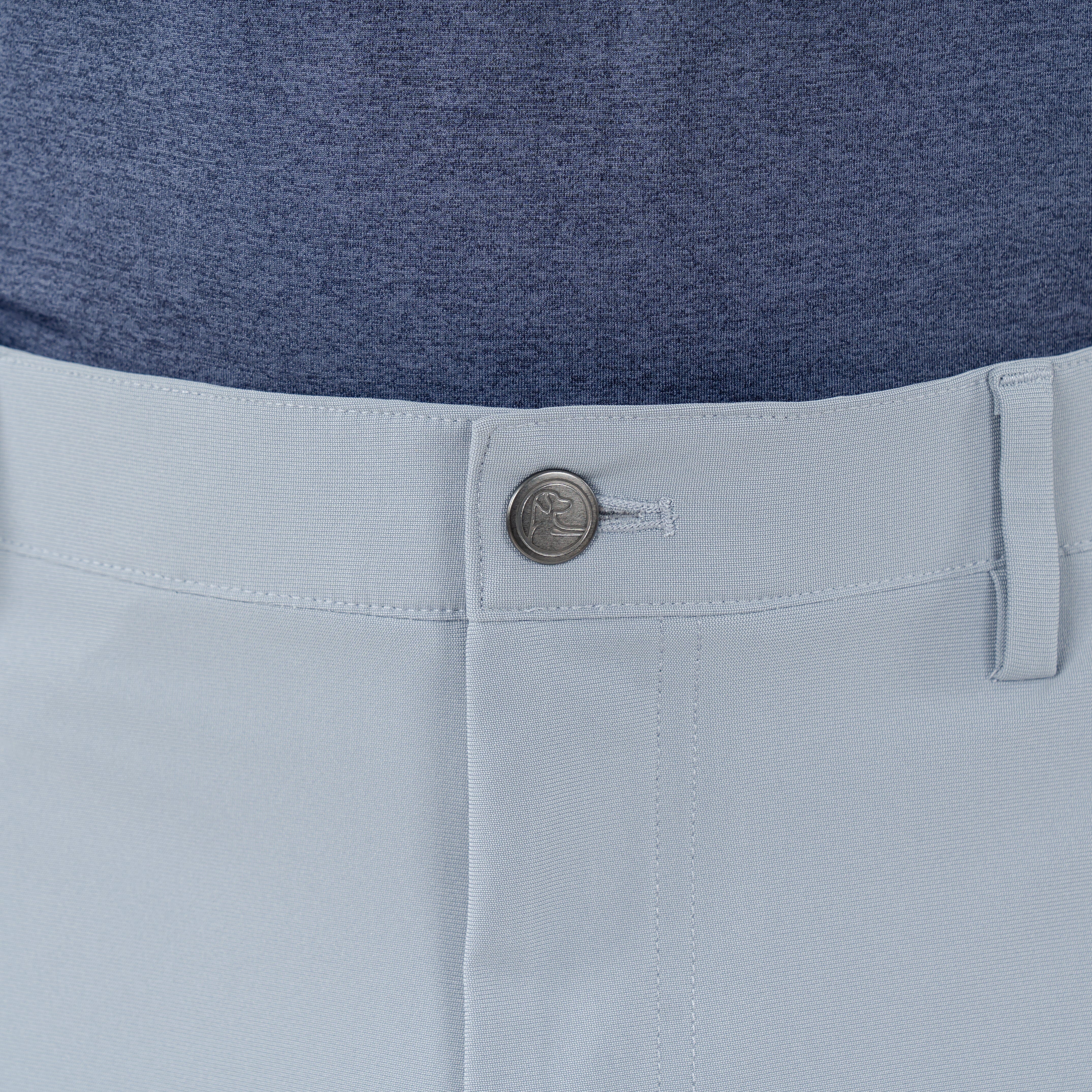 The Whaler Heather Stripe - Men's Short Sleeve Performance Polo - Image 5