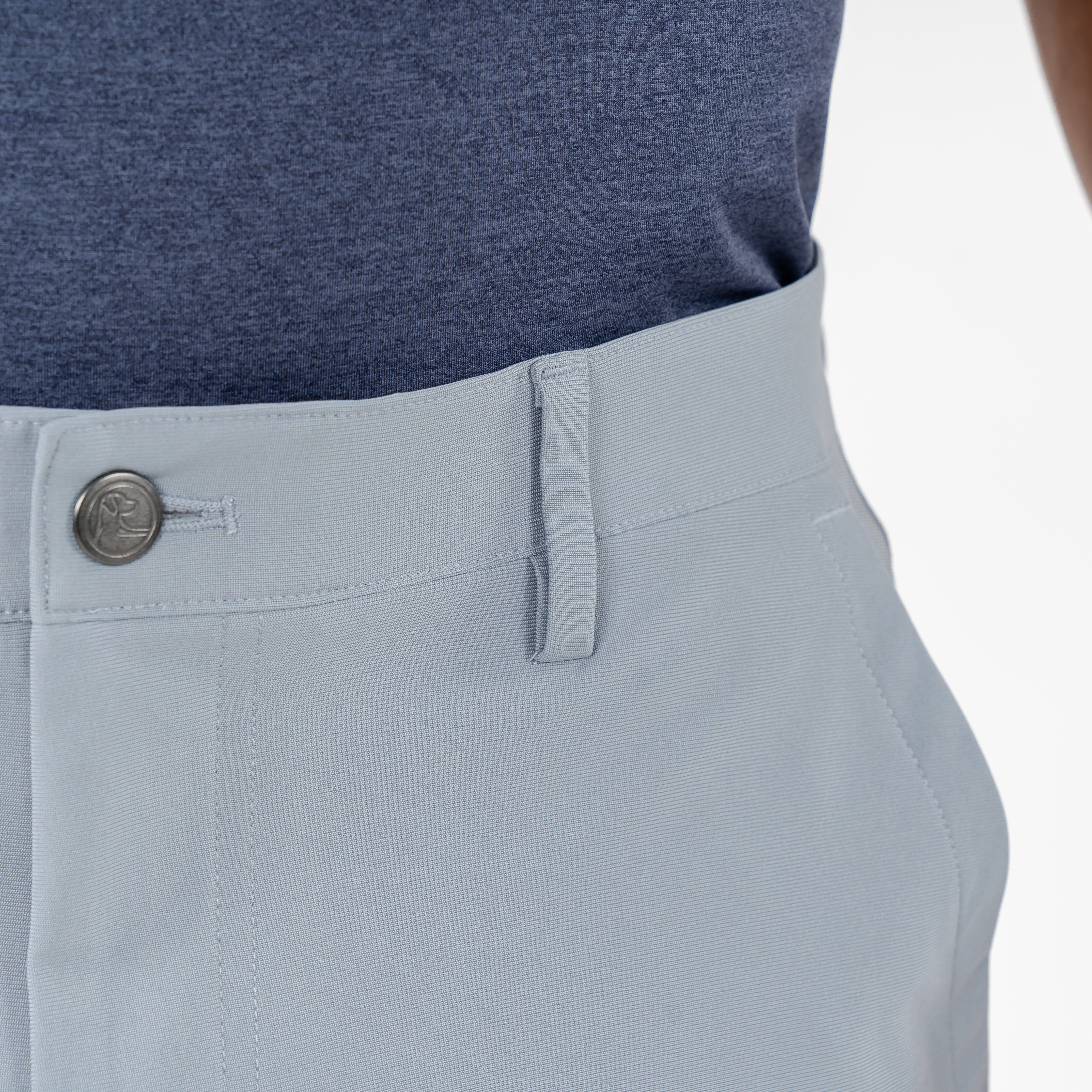 The Whaler Heather Stripe - Men's Short Sleeve Performance Polo - Image 6