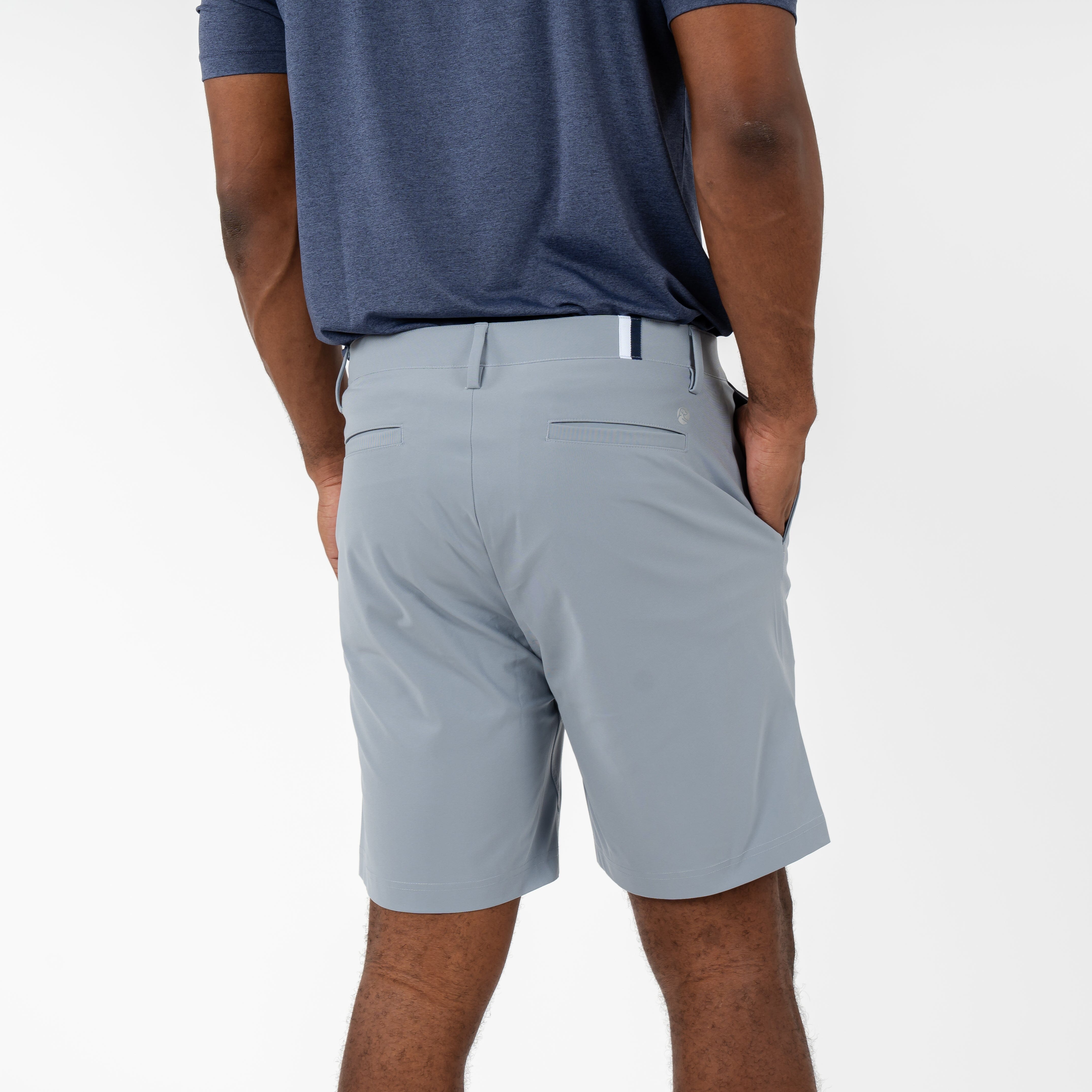 The Whaler Heather Stripe - Men's Short Sleeve Performance Polo - Image 3