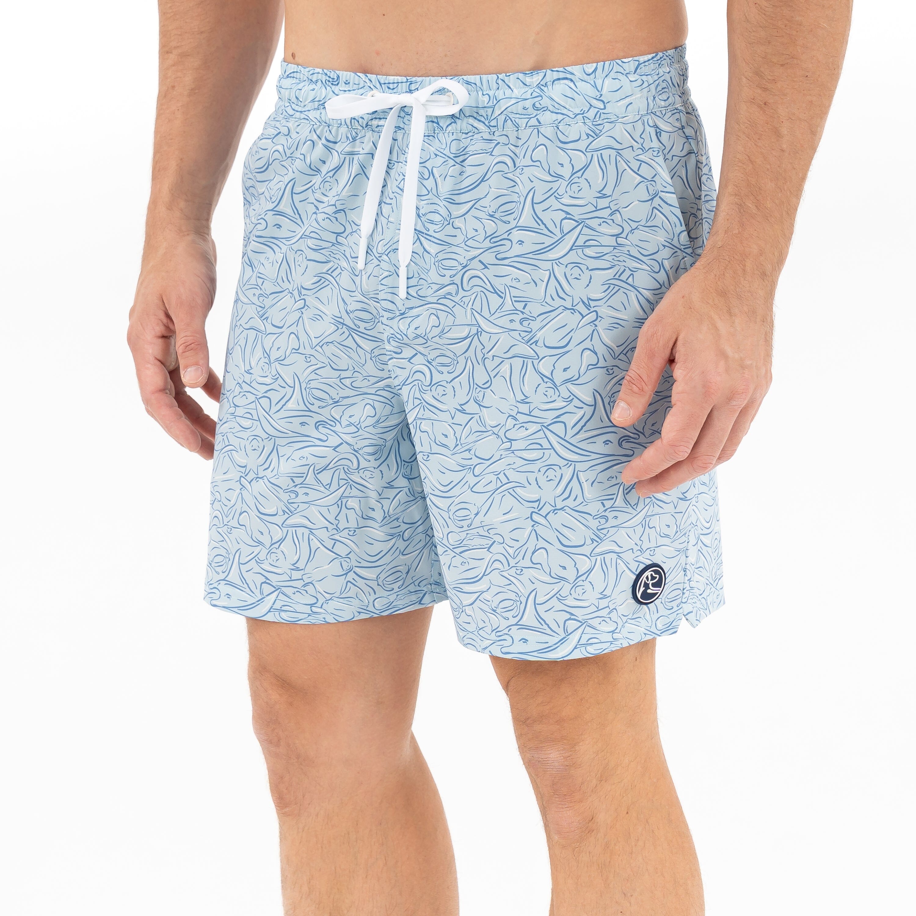 The Skimmer Heather Stripe - Men's Short Sleeve Performance Polo