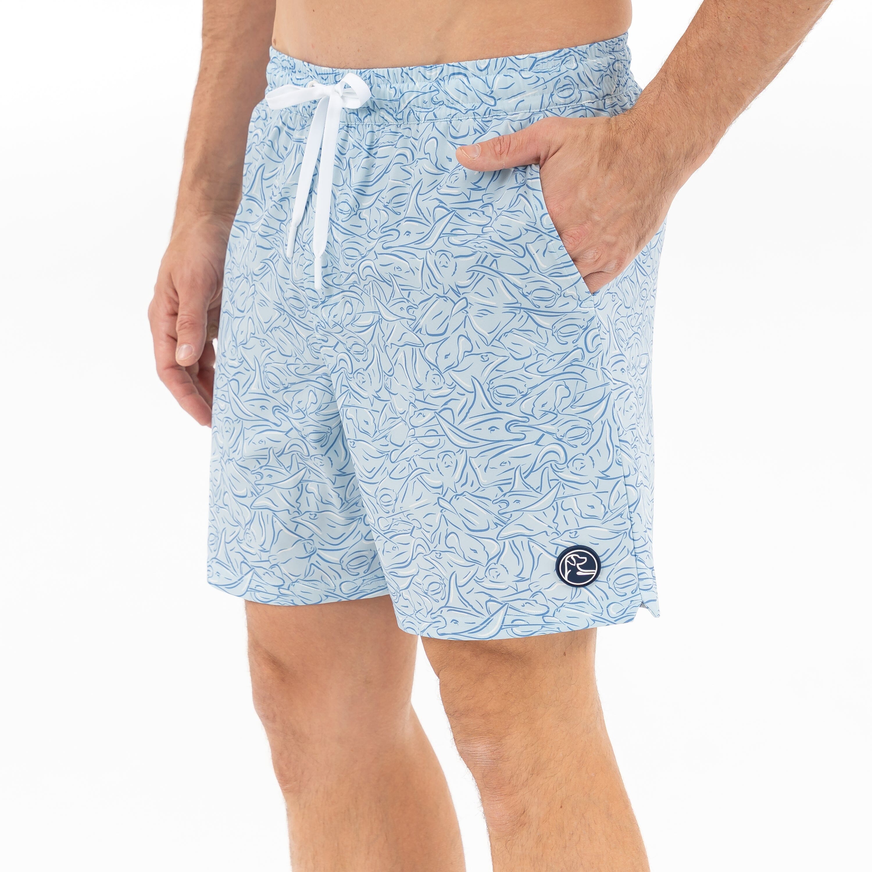 The Skimmer Heather Stripe - Men's Short Sleeve Performance Polo - Image 9