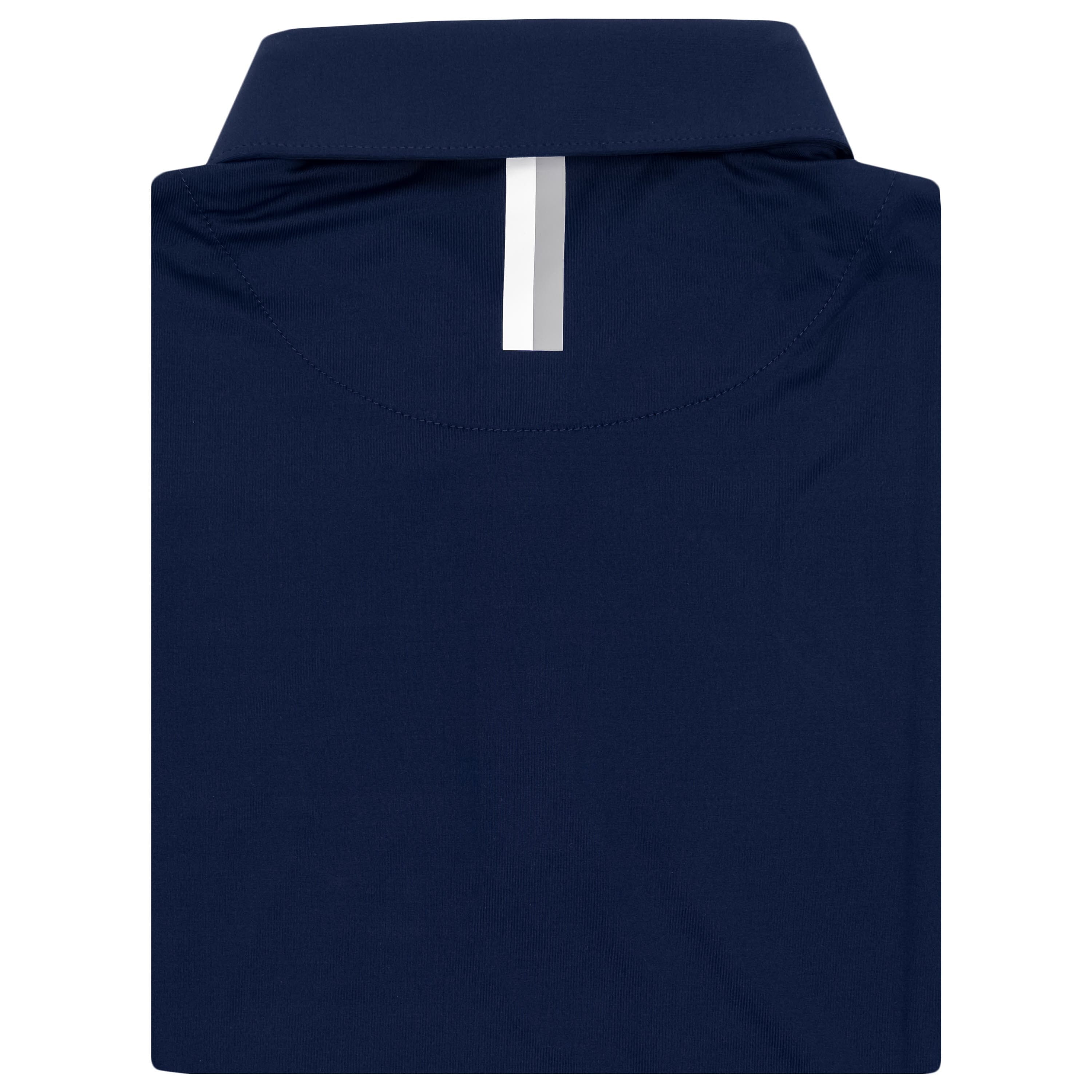 The Whaler Heather Stripe - Men's Long Sleeve Performance Polo - Image 2