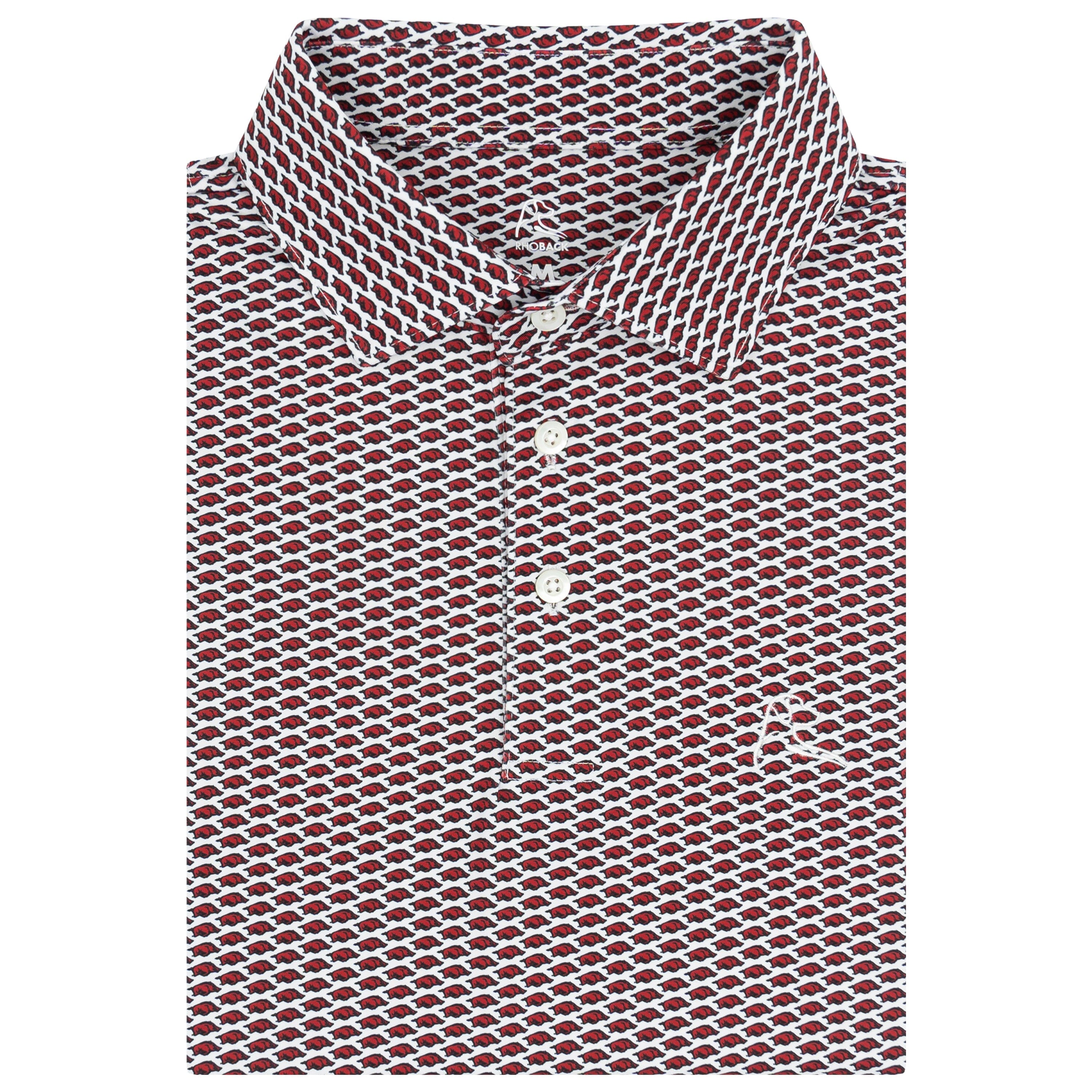 The Texas Hook 'Em - Men's Short Sleeve Collegiate Polo